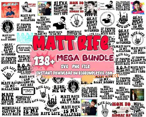 Matt Rife Bundle svg - Digital Download