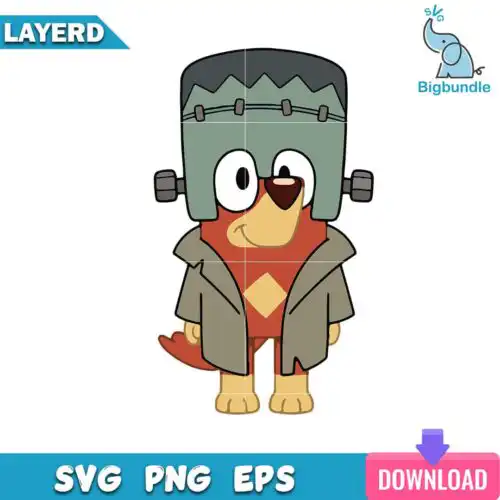 Bluey Rusty Halloween Svg, Bluey Halloween Svg, SG31072335