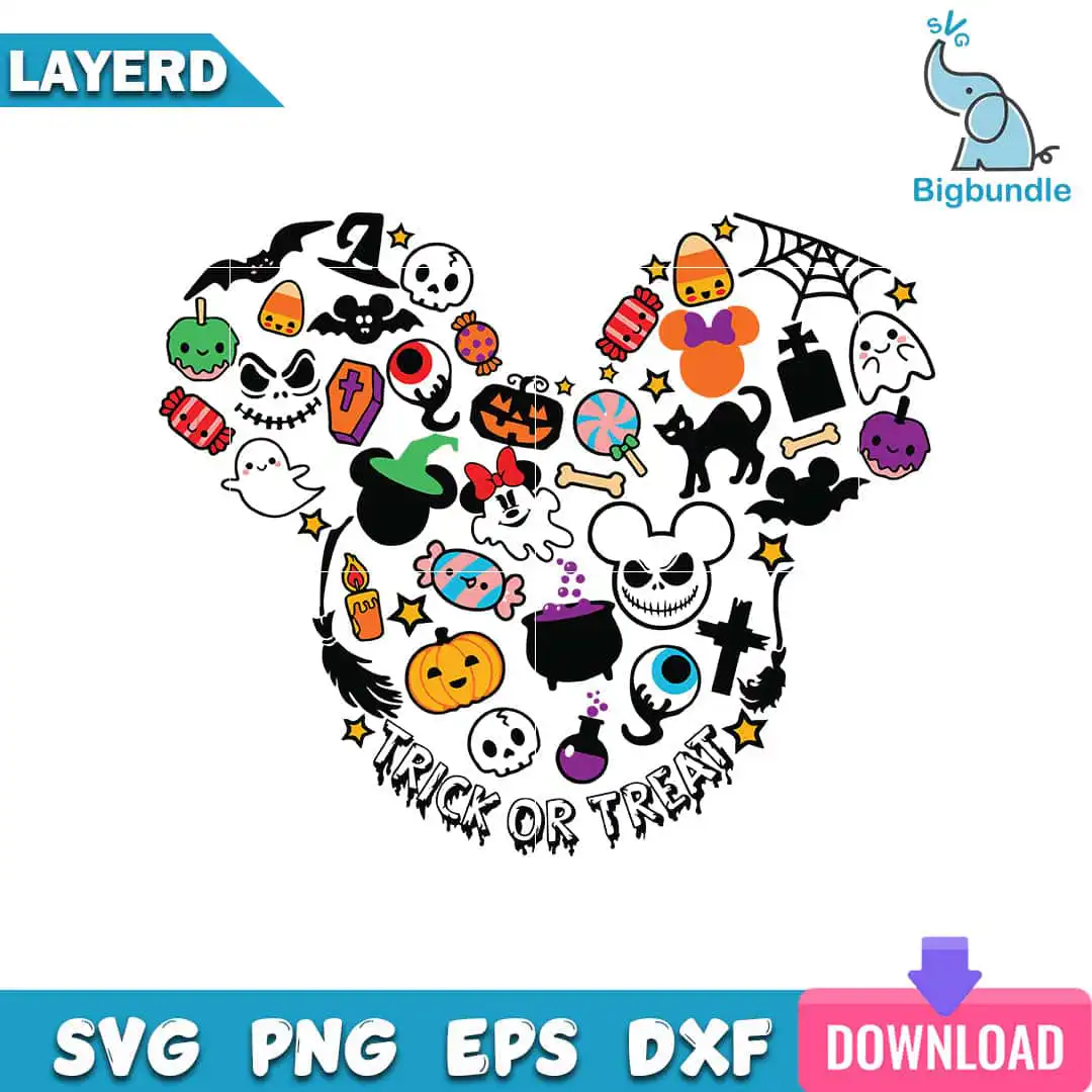 mockup-bigbundle-hlw2109206l.jpg Disney Trick Or Treat Svg, Disney Hallowen Svg, Halloween Svg, SG01072343