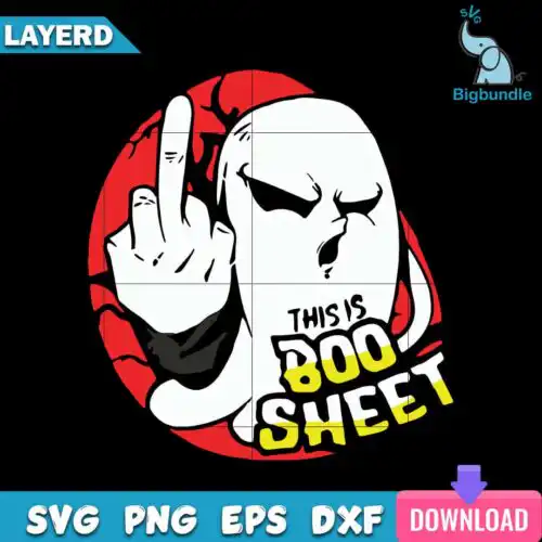 This Is Boo Sheet Svg, Shost Svg, Halloween Svg, SG010723111