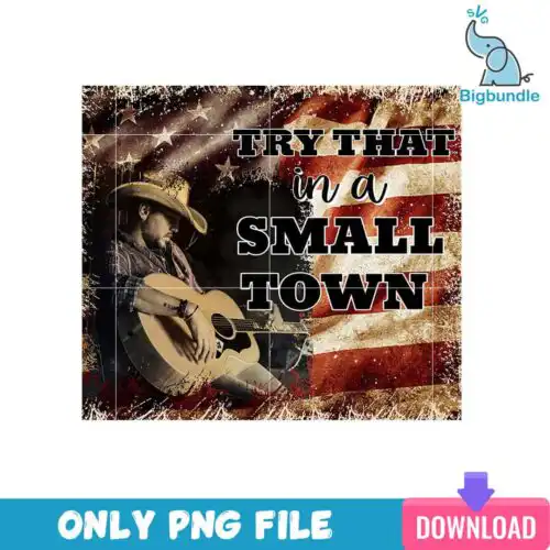 Try That In A Small Town Skinny Tumbler Png, SG31072354