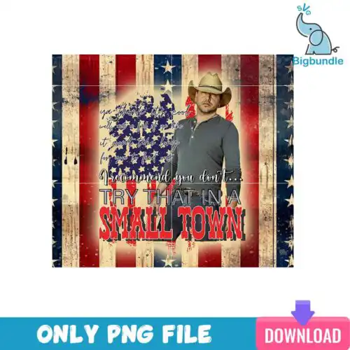 Try That In A Small Town Skinny Tumbler Png, SG31072362