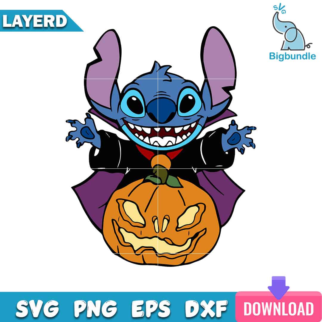 mockup bigbundle file l Devil Stitch Pumpkin Halloween