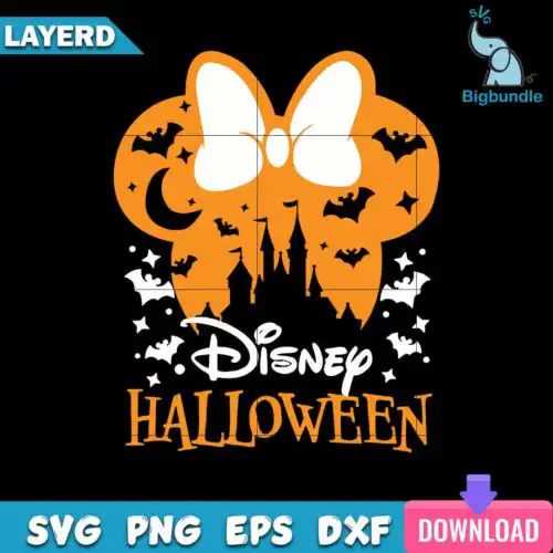 Disney Mimine Ears Halloween Svg, Halloween Svg, SG13072303