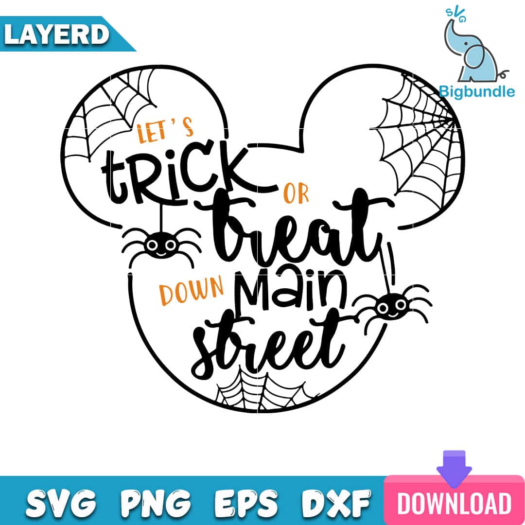 mockup bigbundle file l Disney Mickey Halloween