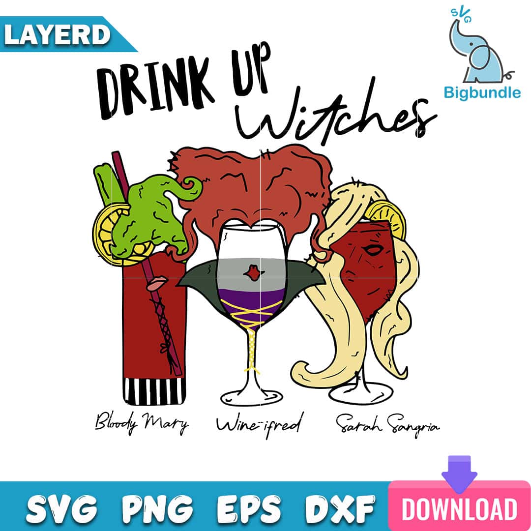 mockup bigbundle file l Drink Up Witches Sanderson Sisters Hocus Pocus