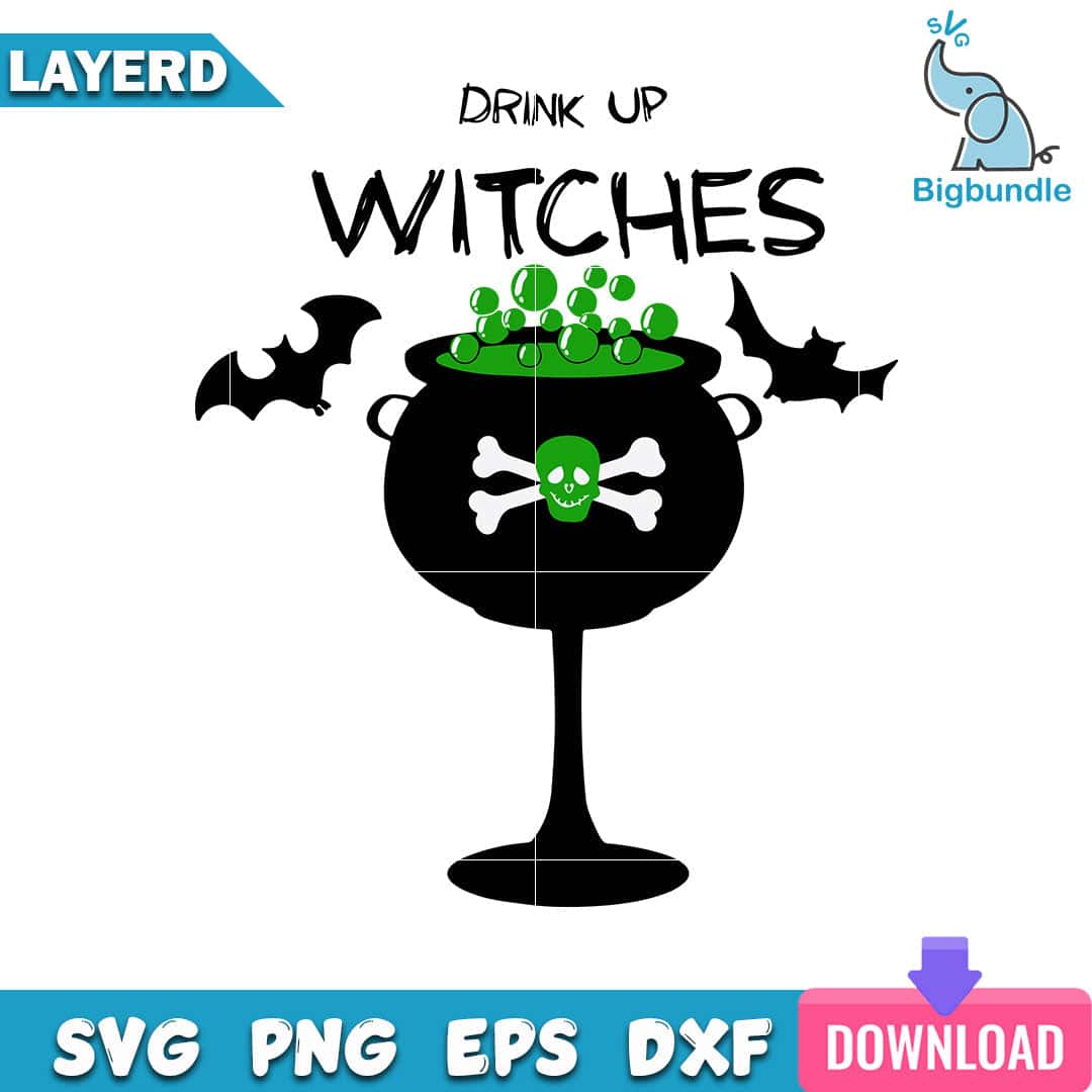 mockup bigbundle file l Drink Up Witches