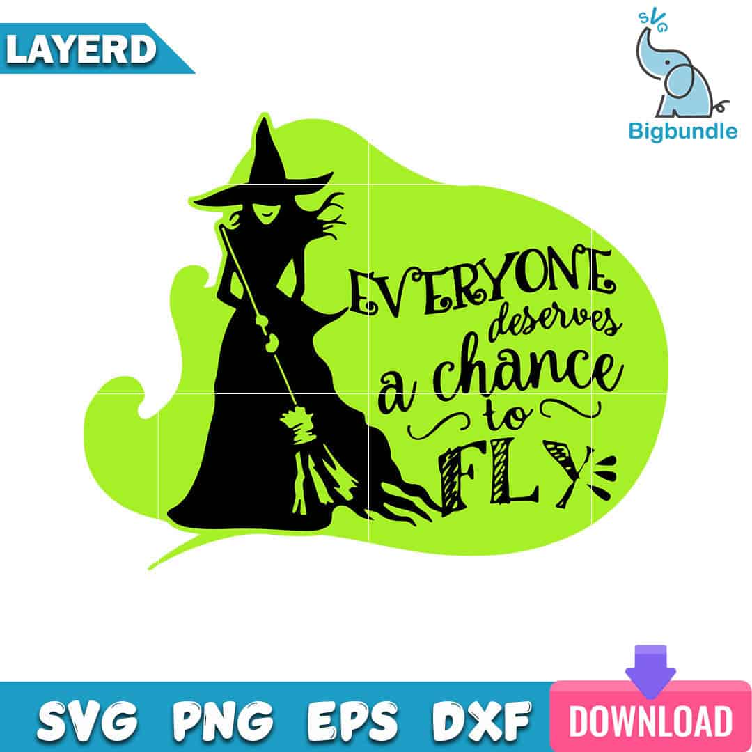 mockup bigbundle file l Everyone Deserves A Chance To Fly Witch Broom