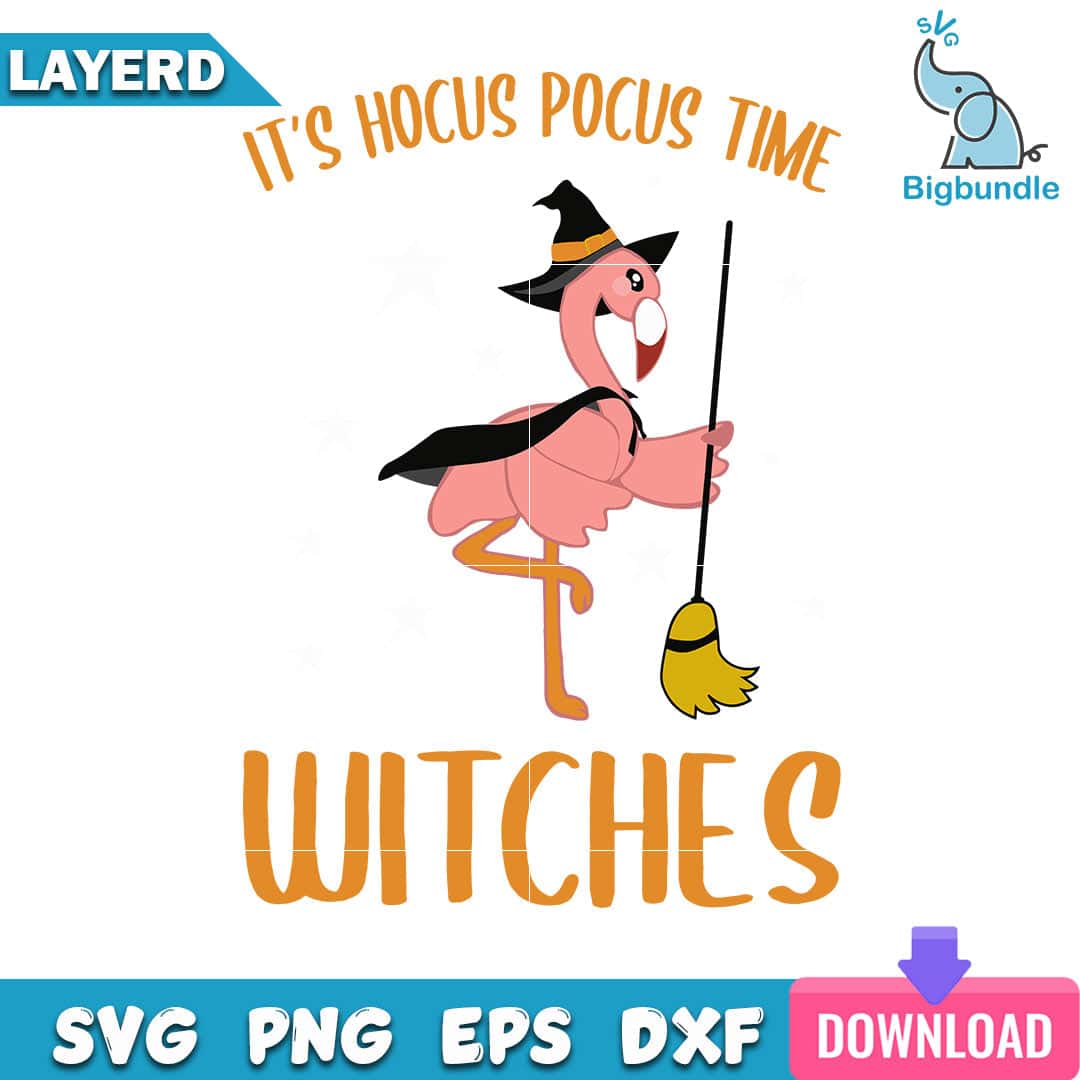 mockup bigbundle file l Flamingo Witches