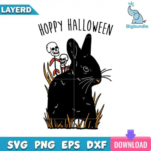 Hoppy Halloween Svg, Halloween, Instant Download, SG130723107
