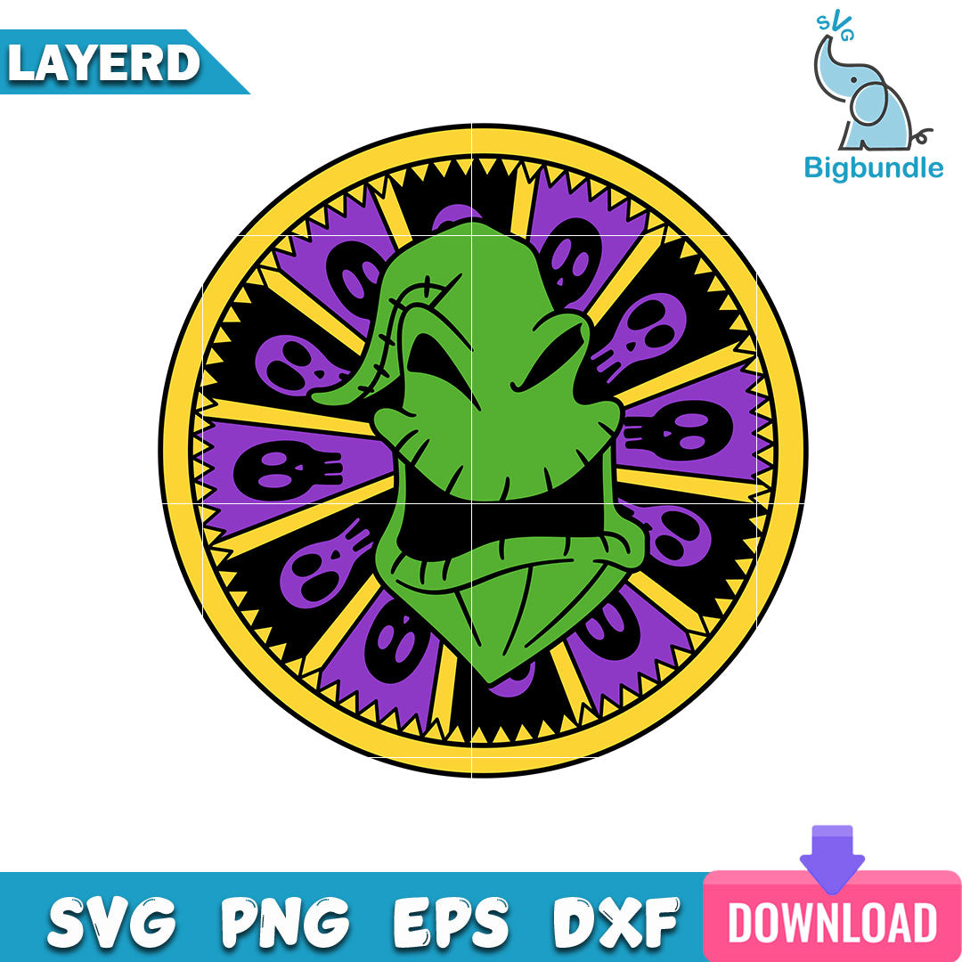Oogie Boogie Roulette svg, The Nightmare Before Christmas Character Svg