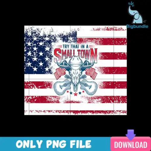 Try that in a Small Town Skinny Tumbler Png, SG31072339