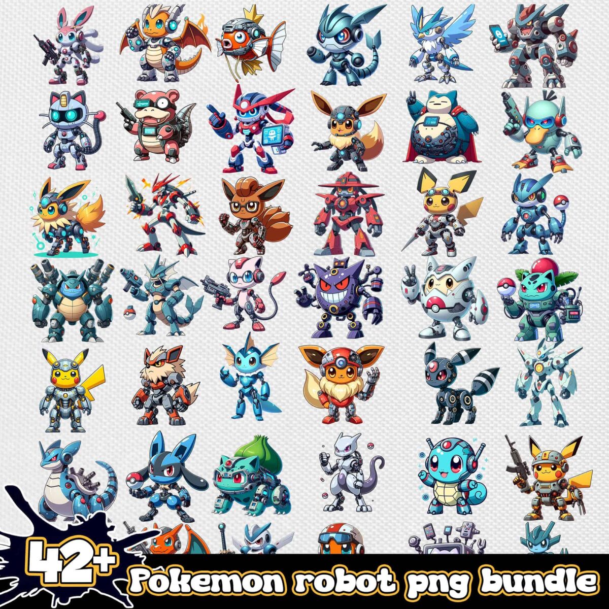 pokemonrobotpngbundle