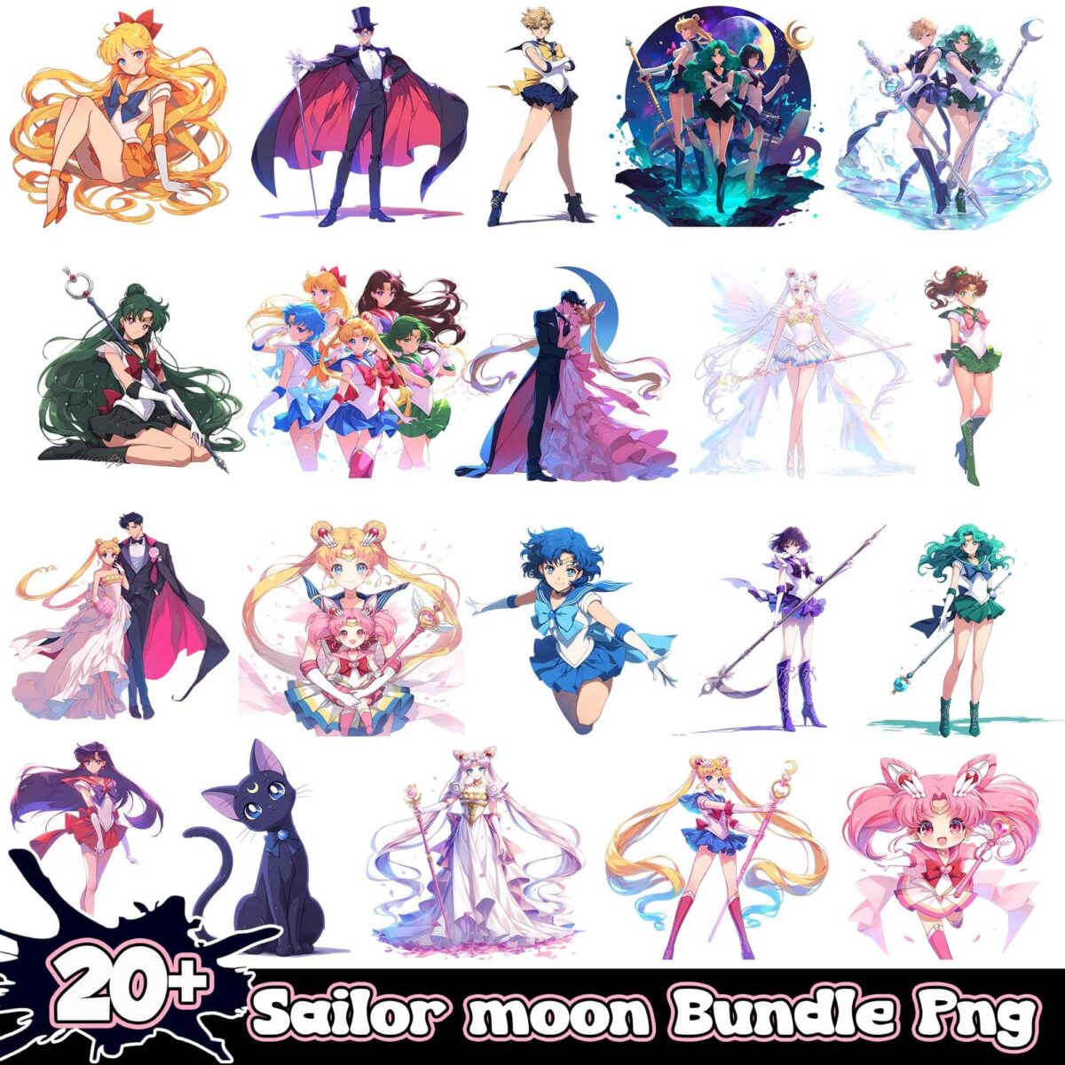 sailormoonpngbundle