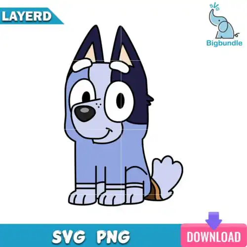 Socks bluey svg, bluey svg, bluey dog.
