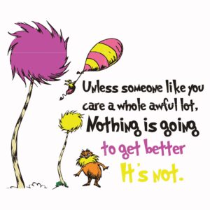 The Lorax svg, png, dxf, eps file