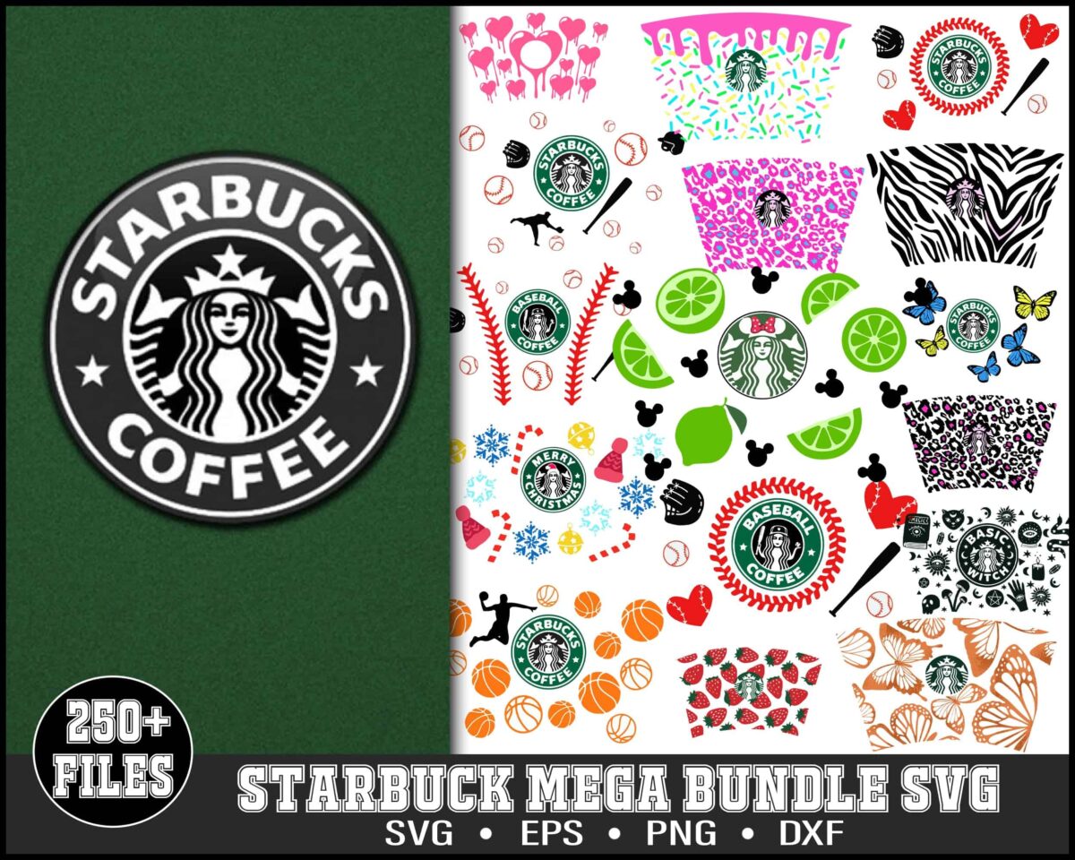 starbucks svg bundle 250