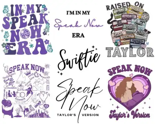 Speak Now PNG bundle, Taylor Swiftie Eras Bundle, Taylor Swifties Merch