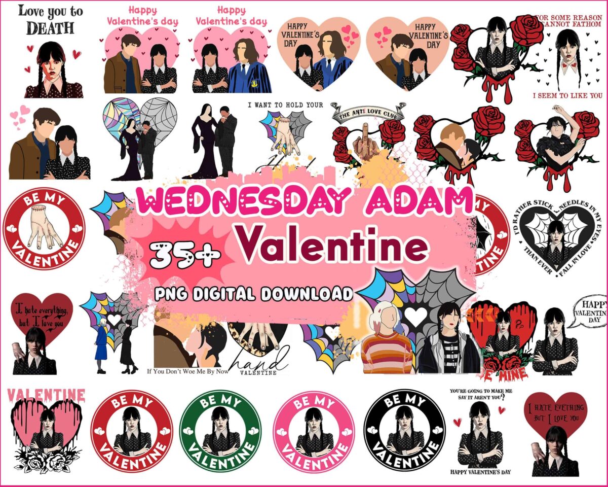 wednesdayvalentinepngbundle5.99 1