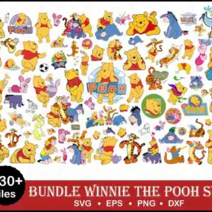 winnie-the-pooh-svg-bundle-disney-bear-trigger-igor-piglet-cricut-415.jpg Winnie the Pooh and friends cartoon clipart with Pooh in red shirt, Tigger and Piglet