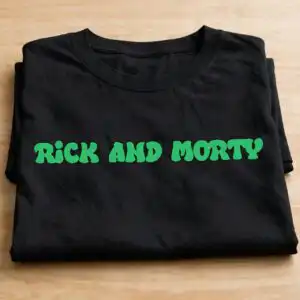 rick and morty funny cartoon for cricut - sticker sheet cut files rick and morty svg cricut design printed on a plain product mockup