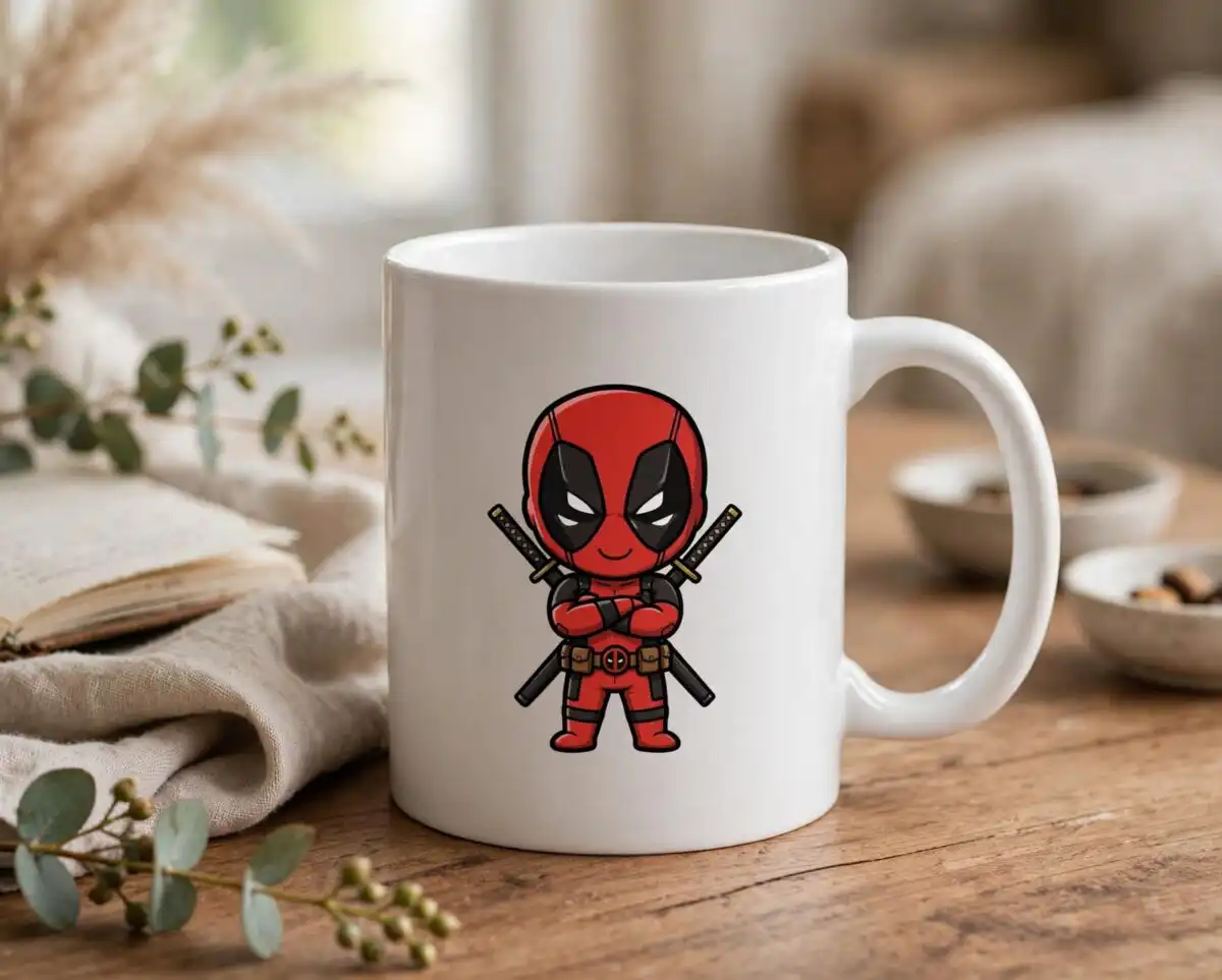 deadpool: many deadpool birthday designs for shirts, mugs and tumblers deadpool bundle many deadpool cut file design printed on a plain product mockup