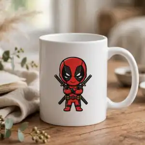 deadpool: many deadpool birthday designs for shirts, mugs and tumblers deadpool bundle many deadpool cut file design printed on a plain product mockup
