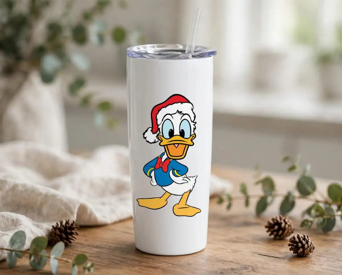 donald duck svg files for cricut design printed on a plain product mockup