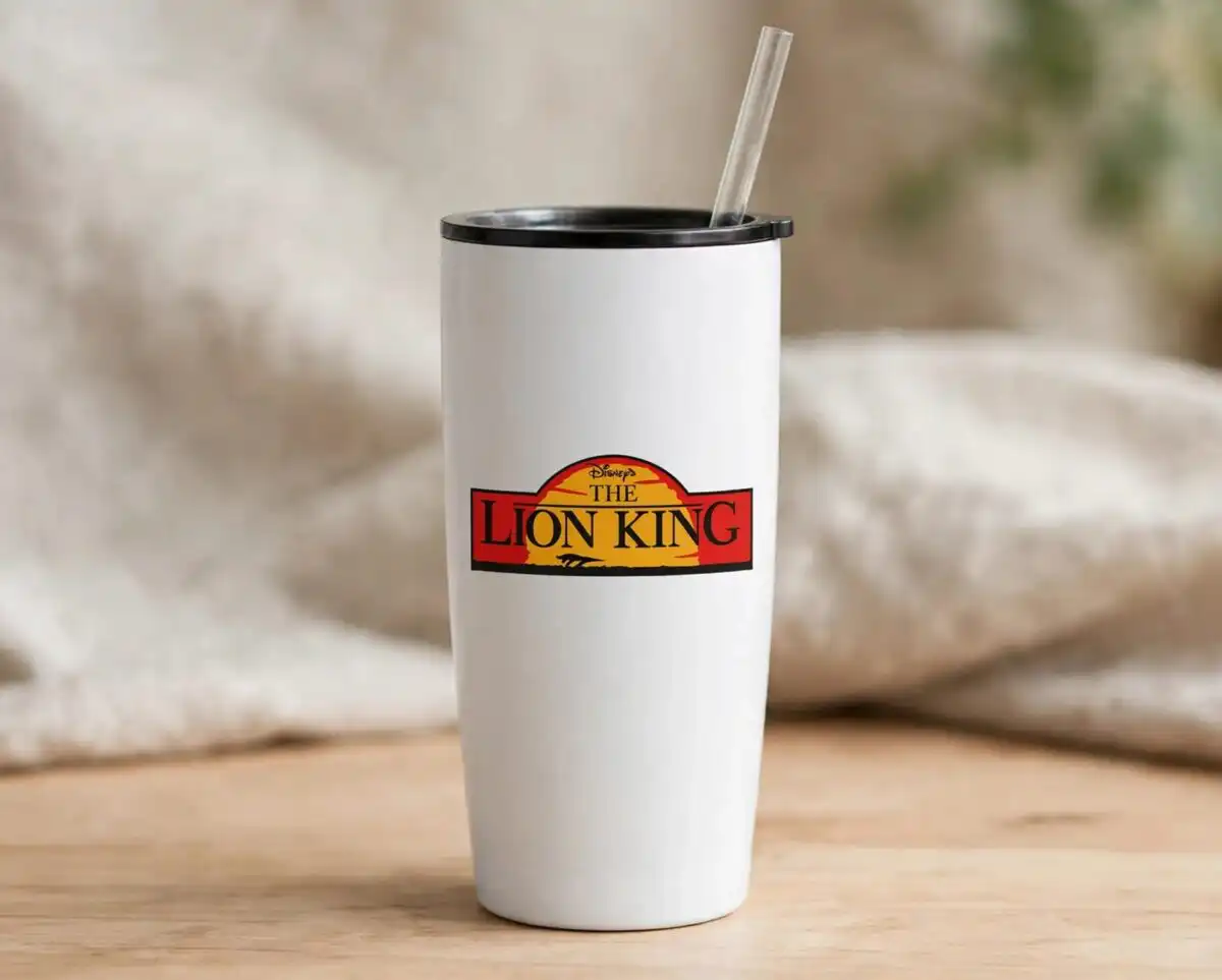lion king characters images png design printed on a plain product mockup