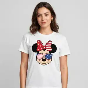 mickey and minnie love birthday collage for family shirts mickey minnie love svg design printed on a plain product mockup