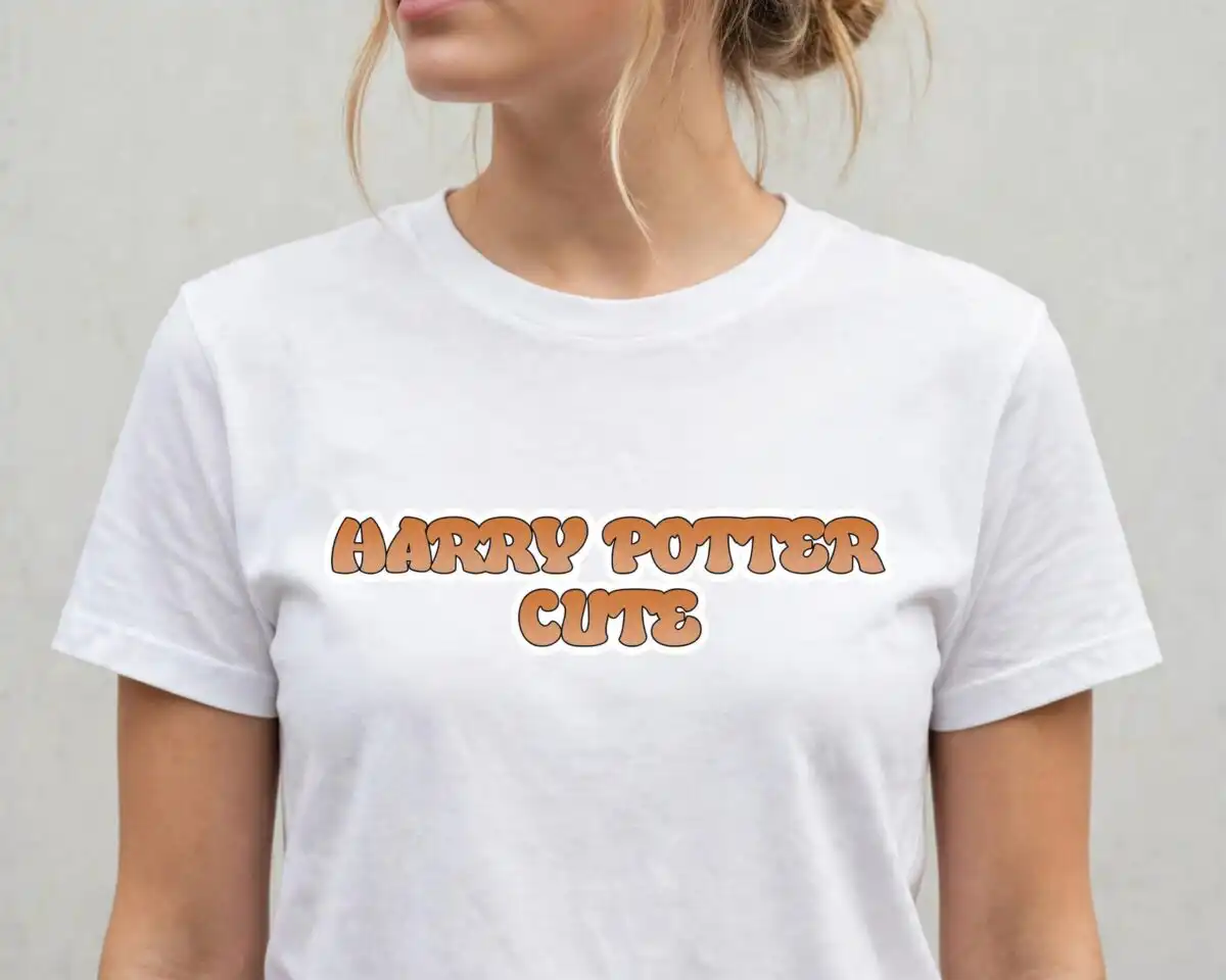 harry potter cute png design printed on a plain product mockup