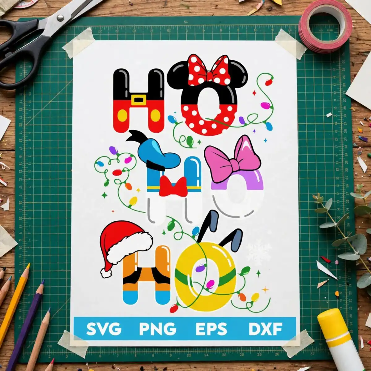 disney t shirt svg design printed on a plain product mockup