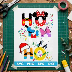 disney t shirt svg design printed on a plain product mockup