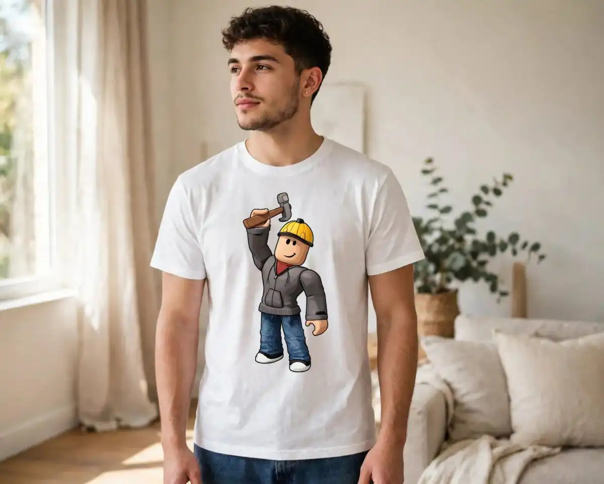 roblox roblox clip art svg design printed on a plain product mockup