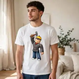 roblox roblox clip art svg design printed on a plain product mockup