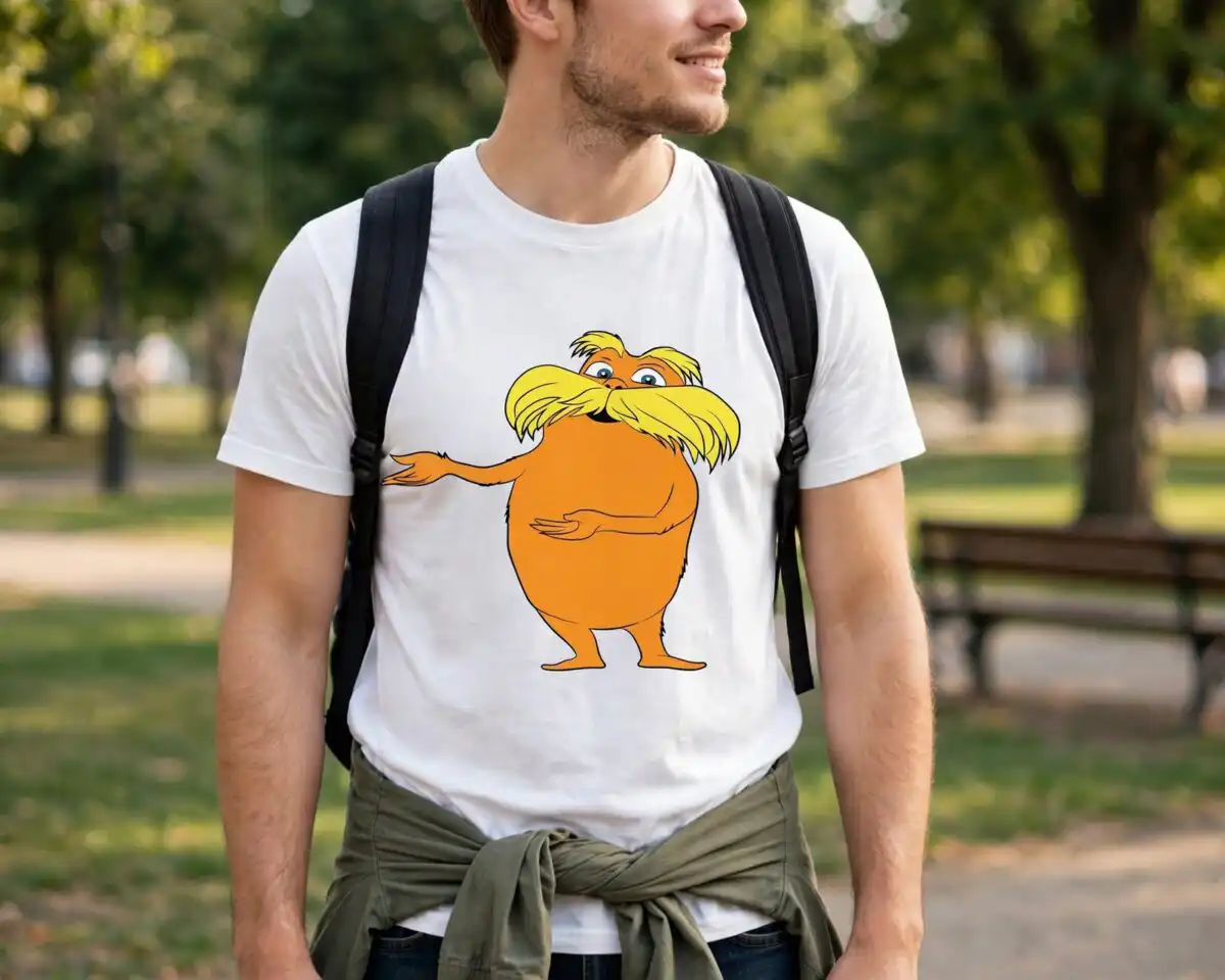 orange round bodied cartoon character clipart pack for read across america orange round bodied cartoon svg design printed on a plain product mockup
