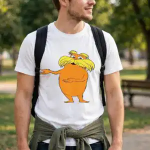 orange round bodied cartoon character clipart pack for read across america orange round bodied cartoon svg design printed on a plain product mockup