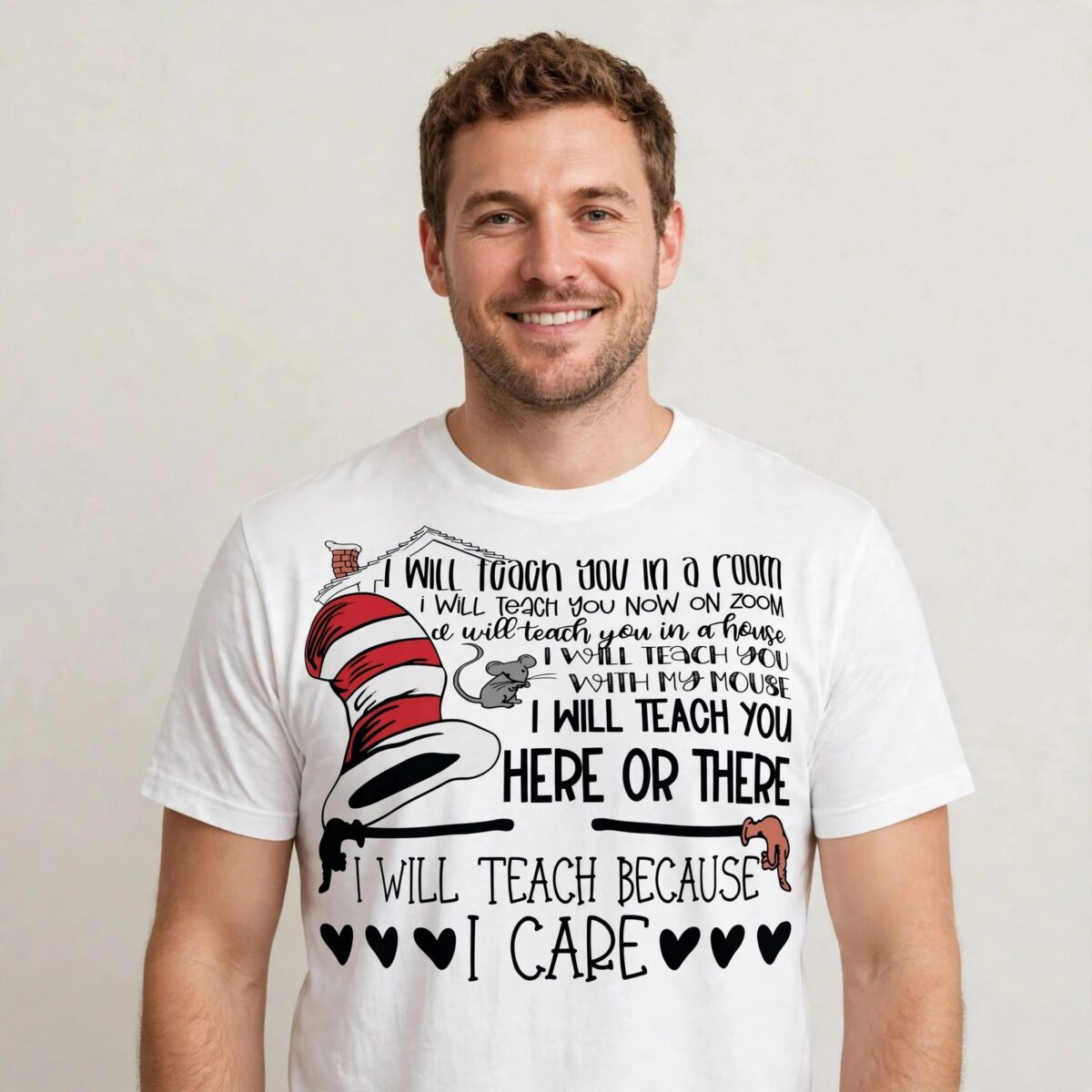 i will teach you in a room teacher design for appreciation week teacher you room will svg design printed on a plain product mockup