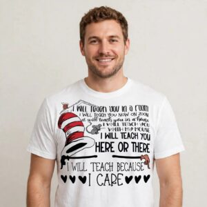 i will teach you in a room teacher design for appreciation week teacher you room will svg design printed on a plain product mockup