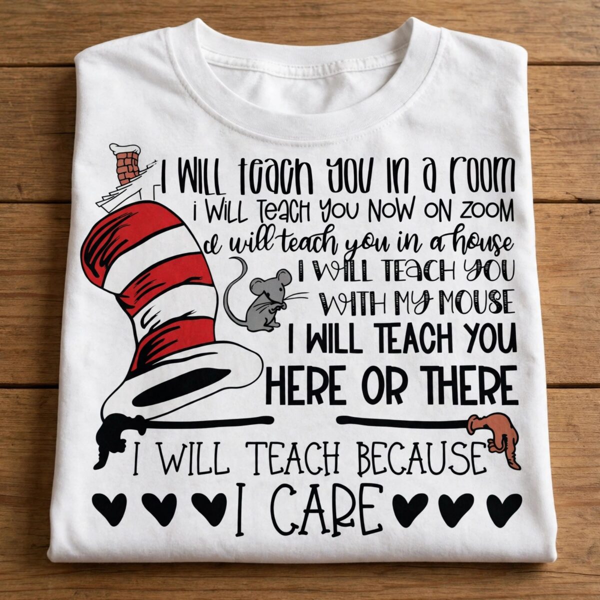 i will teach you in a room teacher design for appreciation week teacher you room will svg design printed on a plain product mockup
