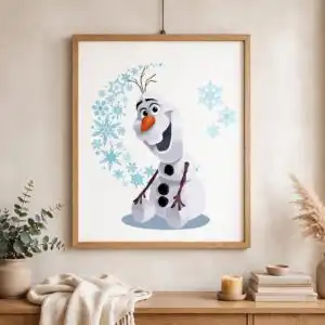 frozen characters svg cut file set for birthday parties, shirts and crafts frozen characters svg design printed on a plain product mockup