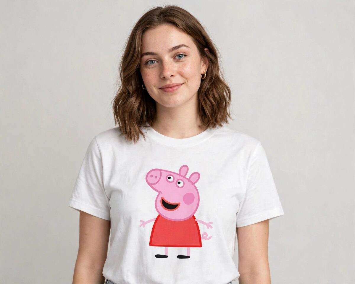 peppa pig birthday characters preview for shirts and party decor peppa pig png birthday design printed on a plain product mockup