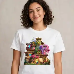 birthday disney encanto inspired collection png design printed on a plain product mockup