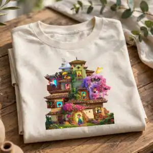 birthday disney encanto inspired collection png design printed on a plain product mockup