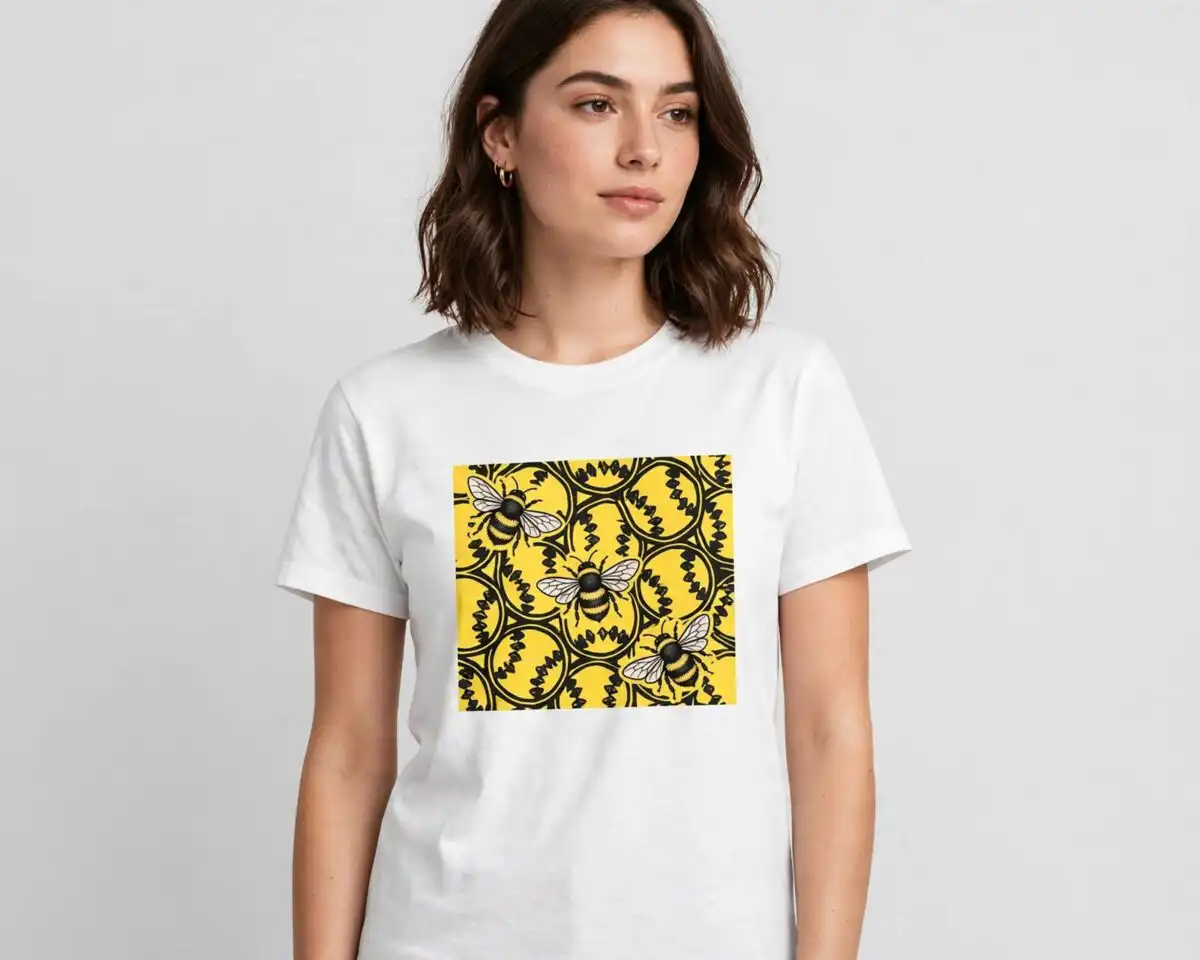 mothers day mama burst tumbler wrap with sunflower and bee patterns burst tumbler designs design printed on a plain product mockup