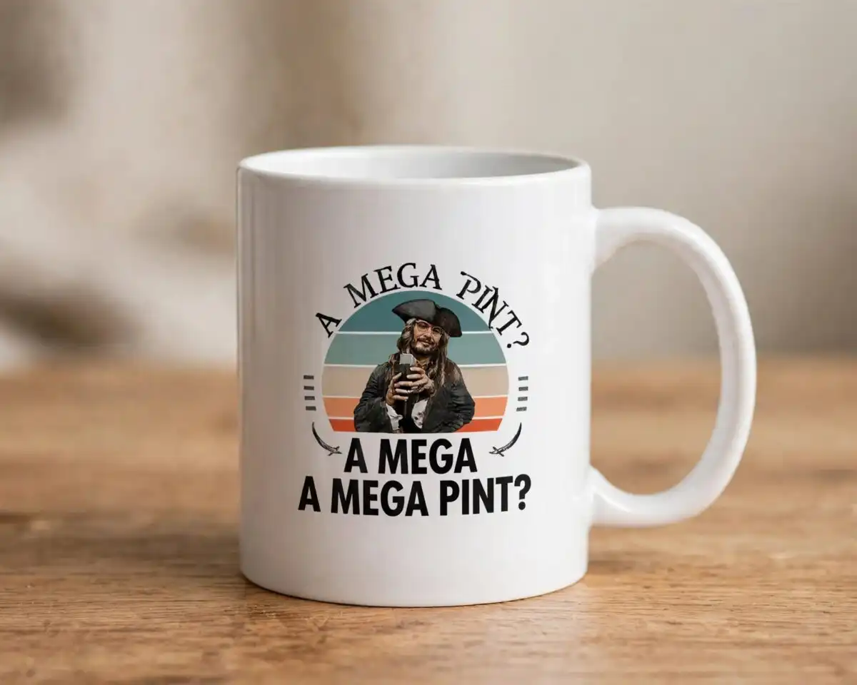 johnny depp justice johnny shirt and mug design, hearsay party art with that's hearsay johnny depp justice johnny svg design printed on a plain product mockup