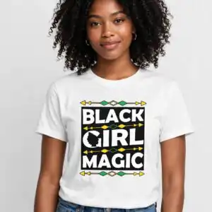 black history month svg design printed on a plain product mockup