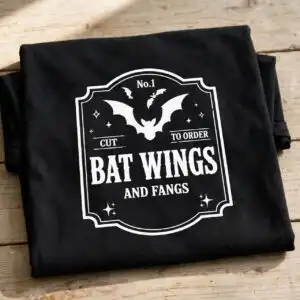 halloween sign svg design printed on a plain product mockup