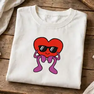 bad bunny svgs design printed on a plain product mockup