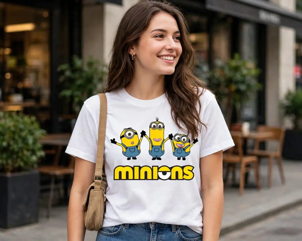 minion svg for cricut design printed on a plain product mockup